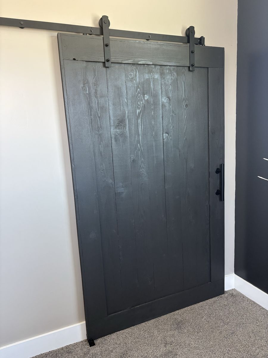 Barn doors and closet closet doors