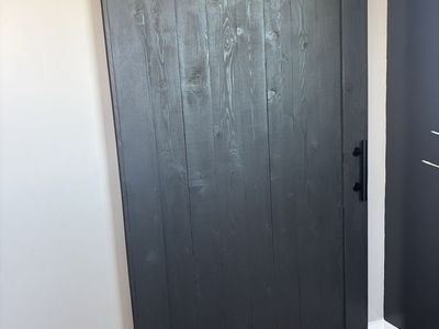 Barn doors and closet closet doors