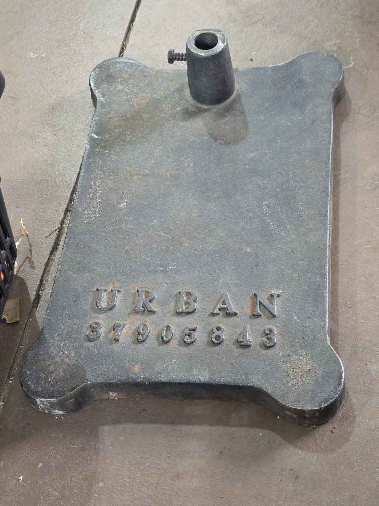 Urban Cast Iron Heavy Base Stand with Mounting Post Model 37905843