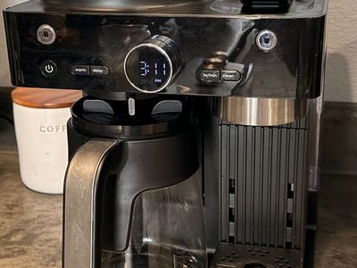 NINJA Espresso and Coffee System, Single-Serve and Nespresso Capsule Compatible, 12- Cup Black Stainless Steel Coffee Maker