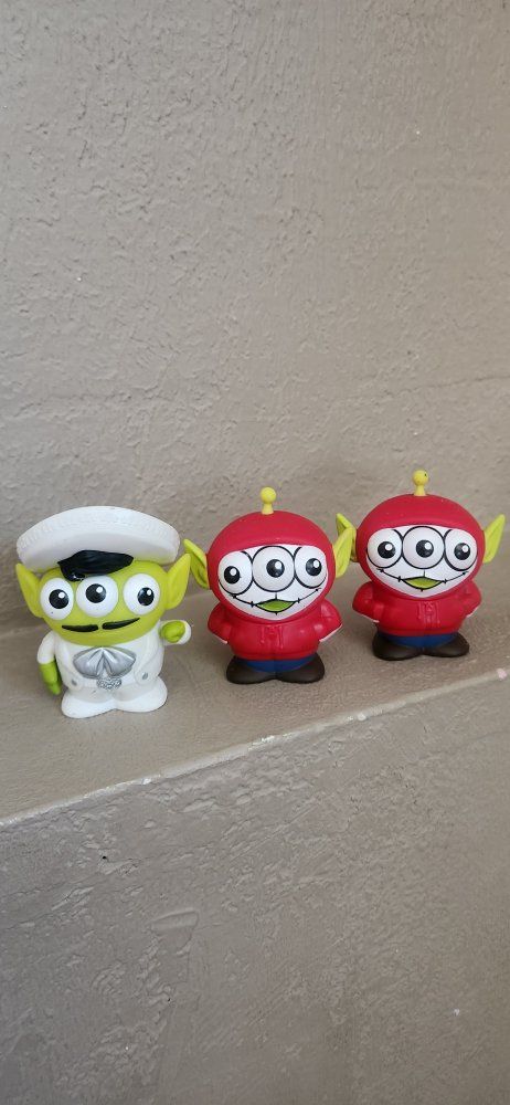 Disney Pixar Alien Remix Buzz Lightyear & Woody Mattel Toy Story Figures (Lot of 2)