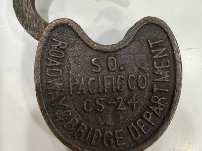 SO. Pacific Railroad Lock