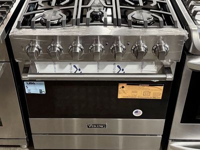 VIKING STAINLESS STEEL DUAL FUEL RANGE