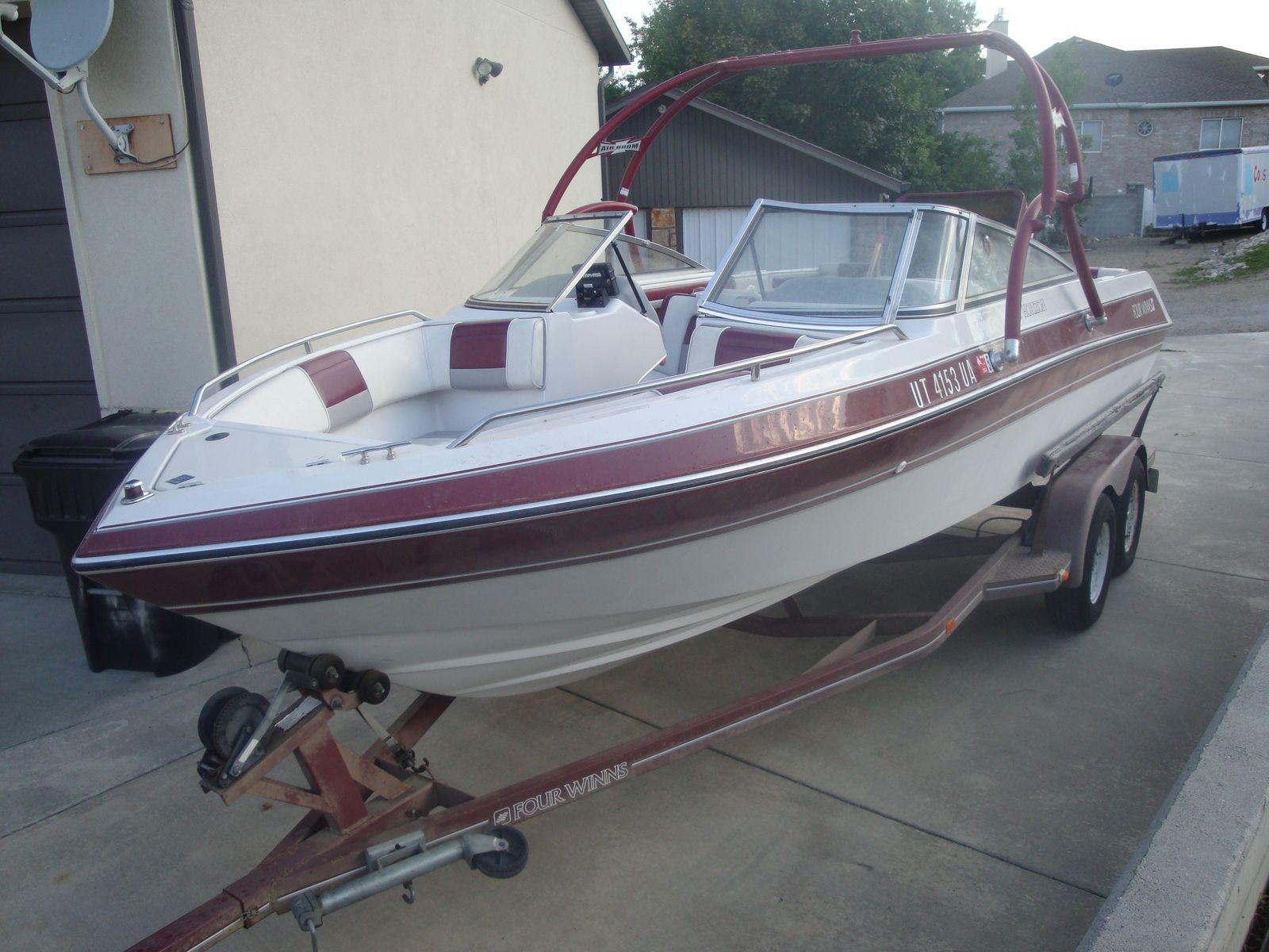 boat and trailer