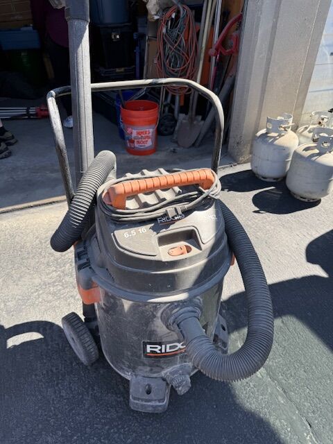 Ridgid shop vac 6.5 amp
