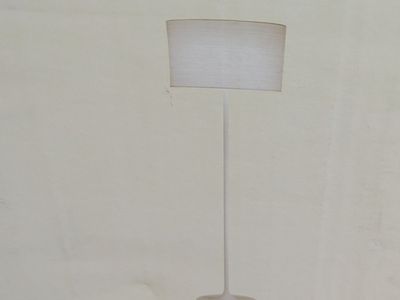 NEW Adesso Oslo 60-inch White Metal Floor Lamp