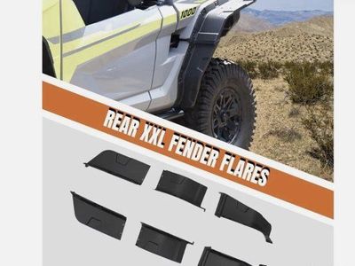 SAUTVS XXL Extended Fender Flares for Yamaha Wolverine RMAX2 1000 (10-Piece Set)
