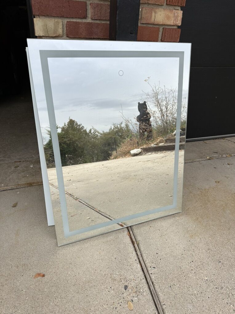 Pair Of LED Bathroom Mirrors