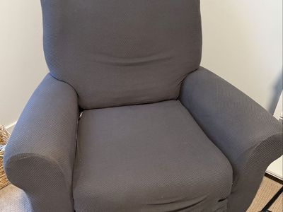 Recliner Chair with Gray cover
