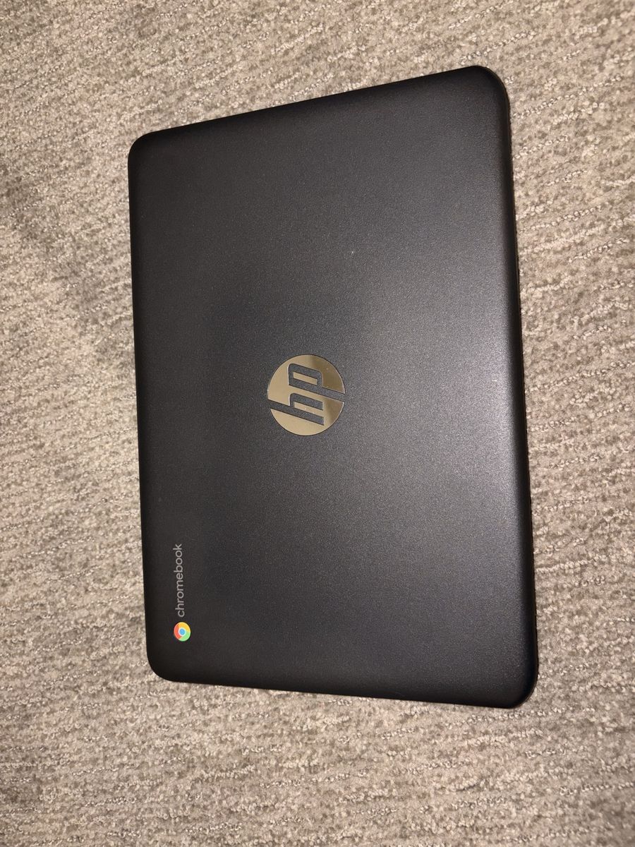 HP Chromebook Black Laptop Intel 