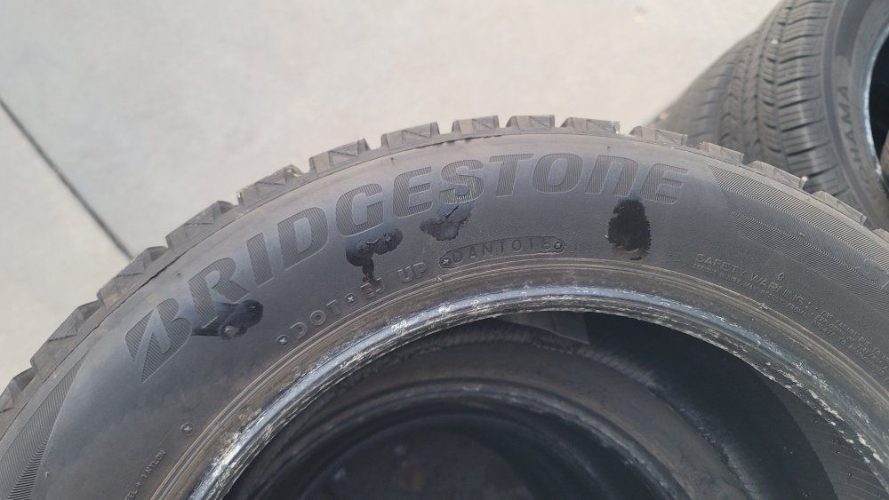 Bridgestone tires 225/55 R17  97 H for sale