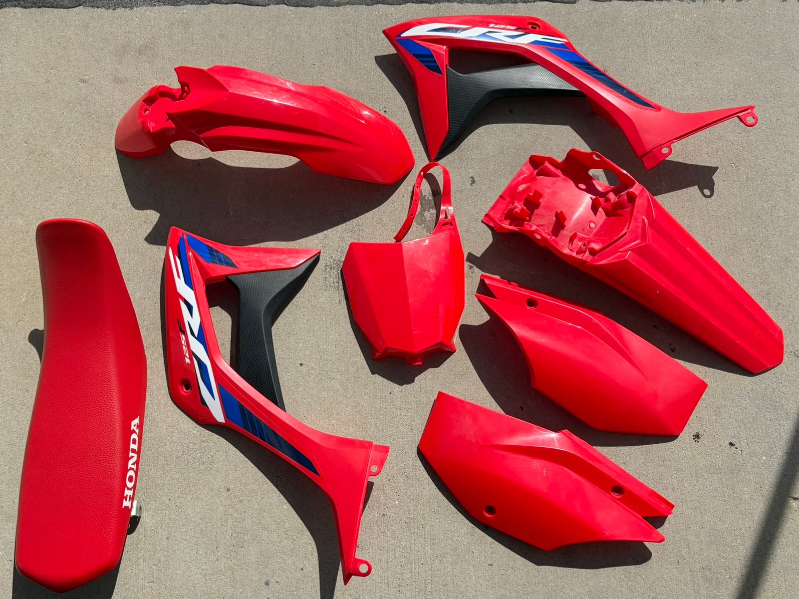 2024 CRF125FB Complete Plastics