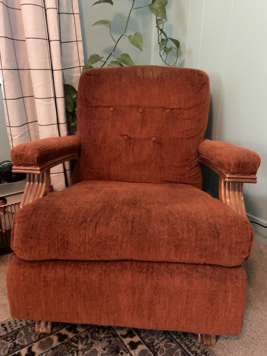 Rust  Rocking chair