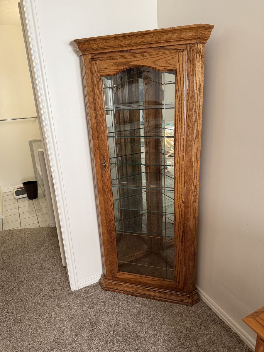 Corner Curio Cabinet