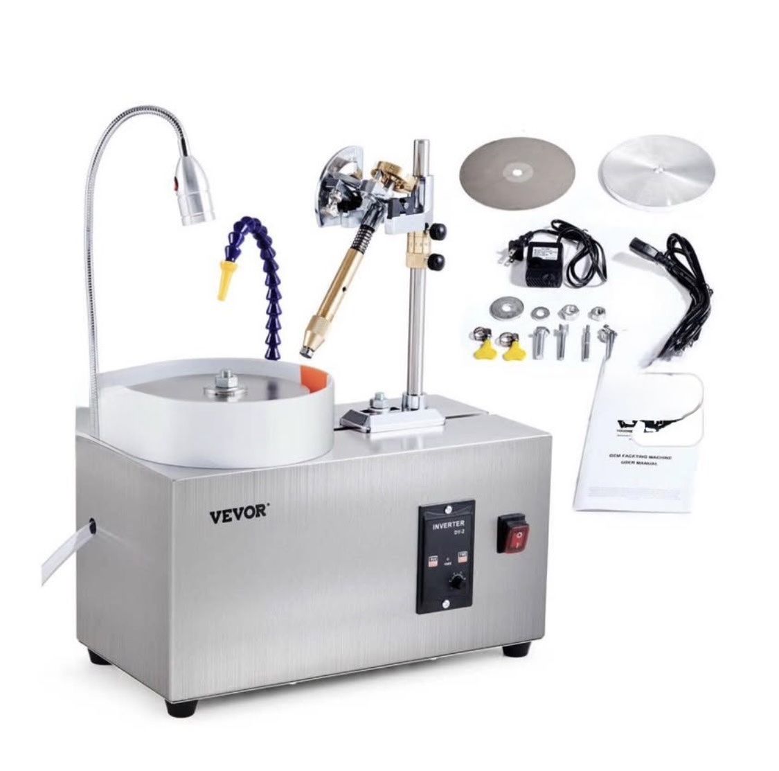 New in box VEVOR Gem Faceting Machine KD-8801 Lapidary Polisher 180W