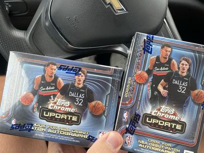 Topps Chrome Basketball Update Series Sealed Boxes Lot of 2