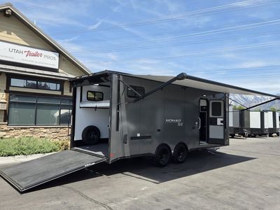 24FK 8.5x24 Toy Hauler Travel Trailer Enclosed Cargo Bumper Pull Nomad 2026