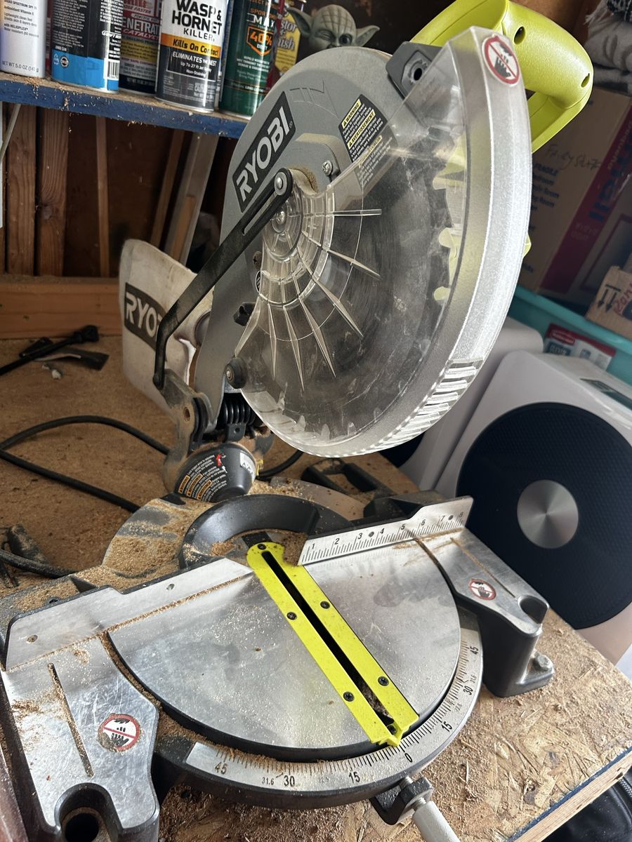 Ryobi Power Tools Lot - Miter Saw and Cordless Sprayer