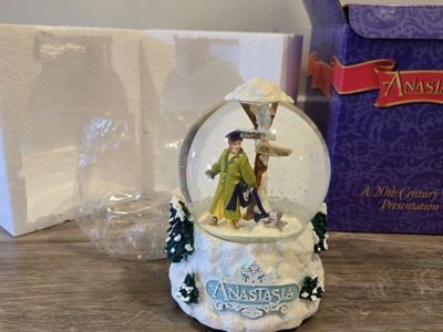 Anastasia 20th Century Fox Snowglobe with Original Box and Packaging