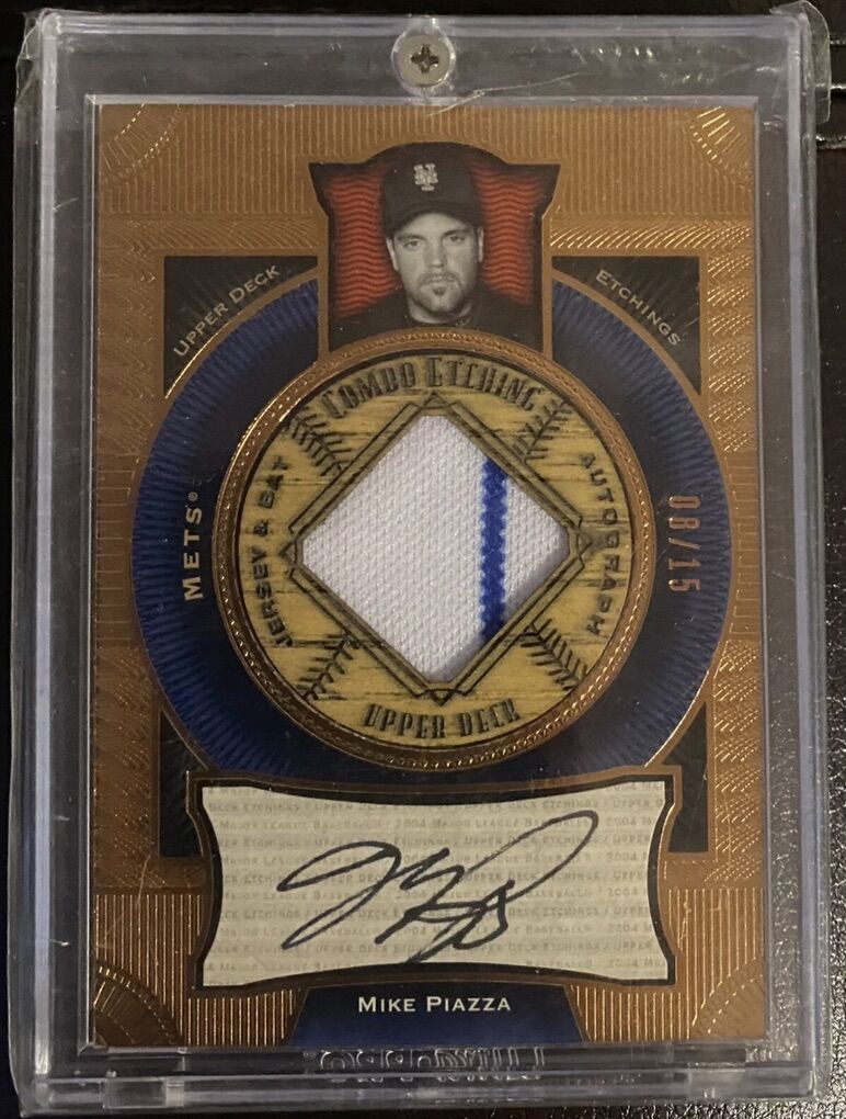 Mike Piazza 2004 Upper Deck Combo Etchings
