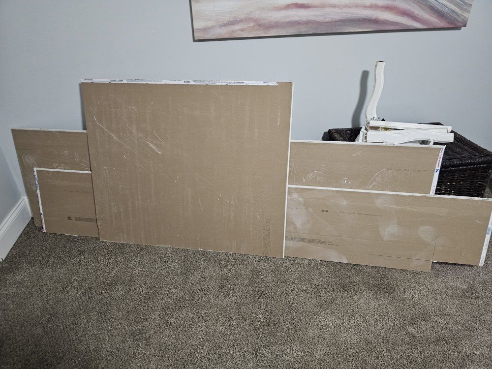 Various Drywall Sheets & Cutoffs - Great for Small Projects or Patchwork