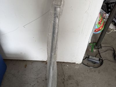 Chrome winch bar for flatbed