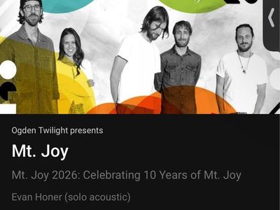 Mt. Joy Tickets - Ogden Amphitheater - August 25, 2026 x 2