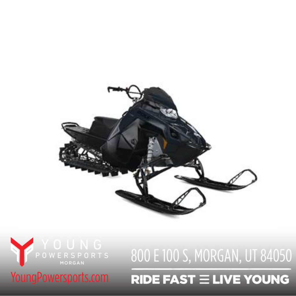 2026 Polaris® Patriot Boost PRO RMK 155 Gloss Black / Blue Dusk