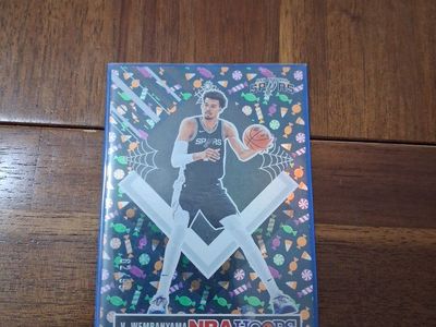 V. Wembanyama NBA Hoops Basketball Card - San Antonio Spurs - Collectible