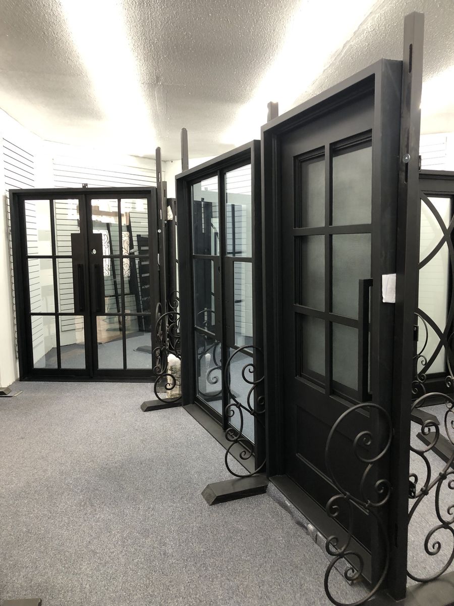 Iron doors