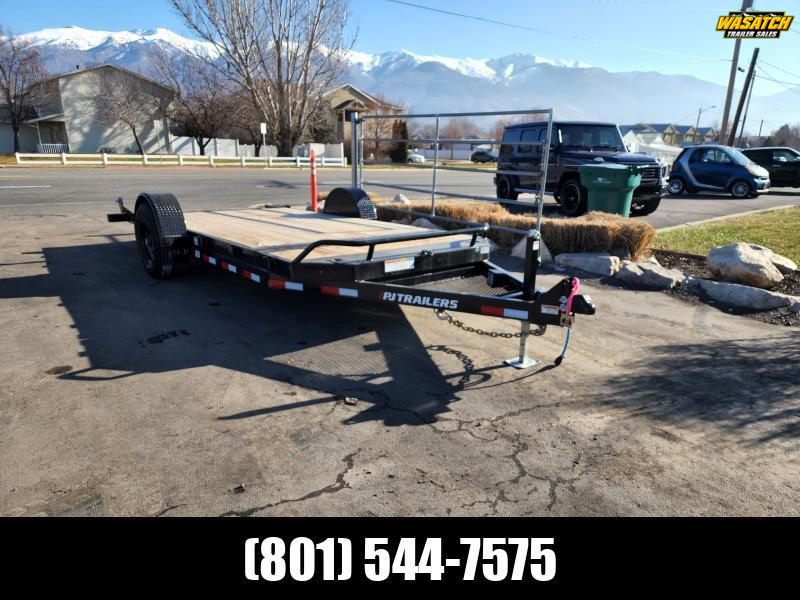 2026 PJ Trailers 16' T1 HD Tilt 7K Equipment Flatbed Trailer