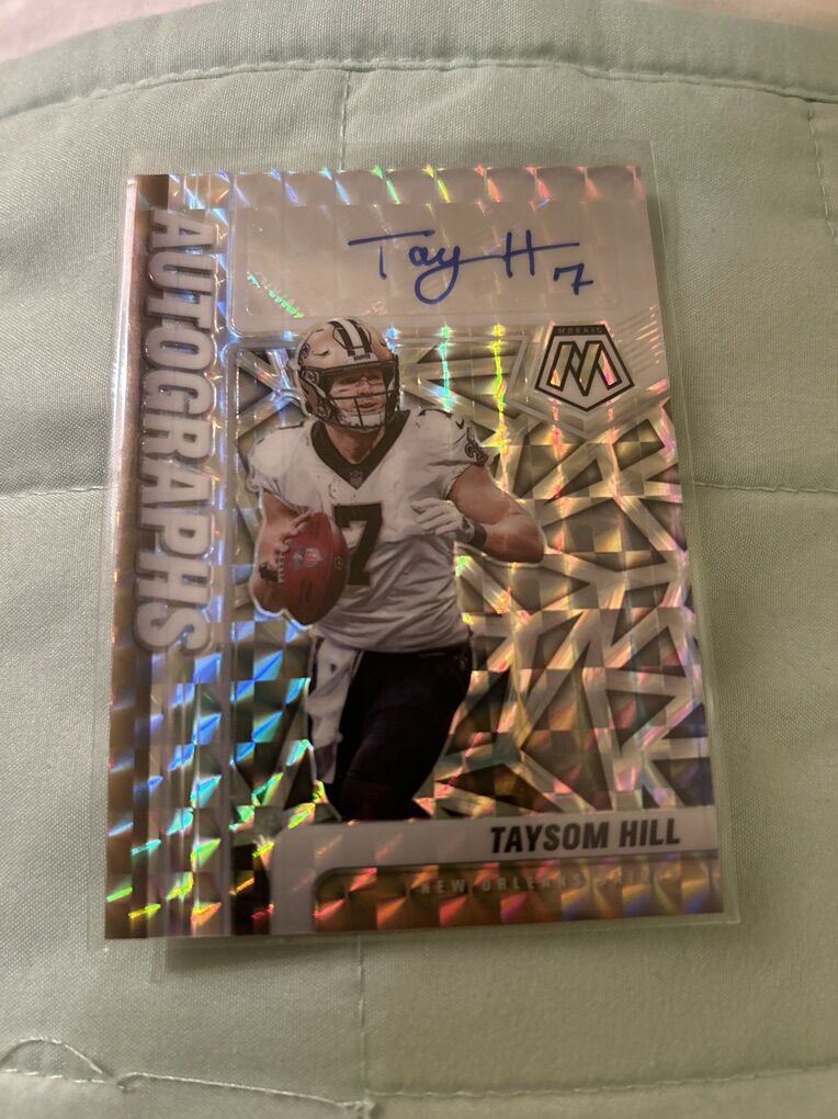 Tayson Hill Autograph New Orleans Saints Signed