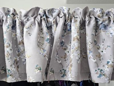 Valences 52"x20" with rods