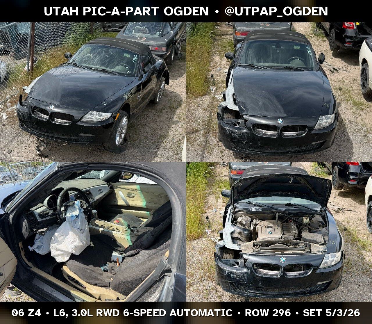 2006 BMW Z4 E85 Parts - UTPAP Ogden