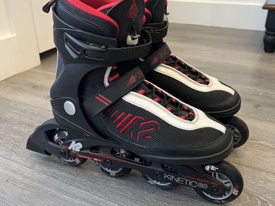 K2 Kinetic 80 Men's Inline Skates / Rollerblades - Size 10 - Excellent Condition