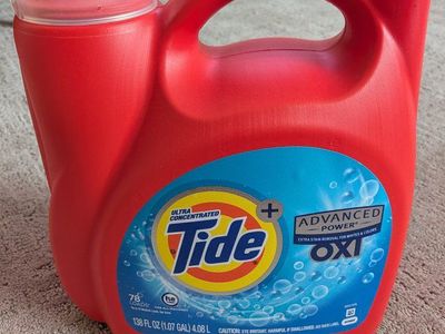 Tide Ultra Concentrated Liquid Laundry Detergent, Advanced Power OXI, 138 fl oz, 78 Loads