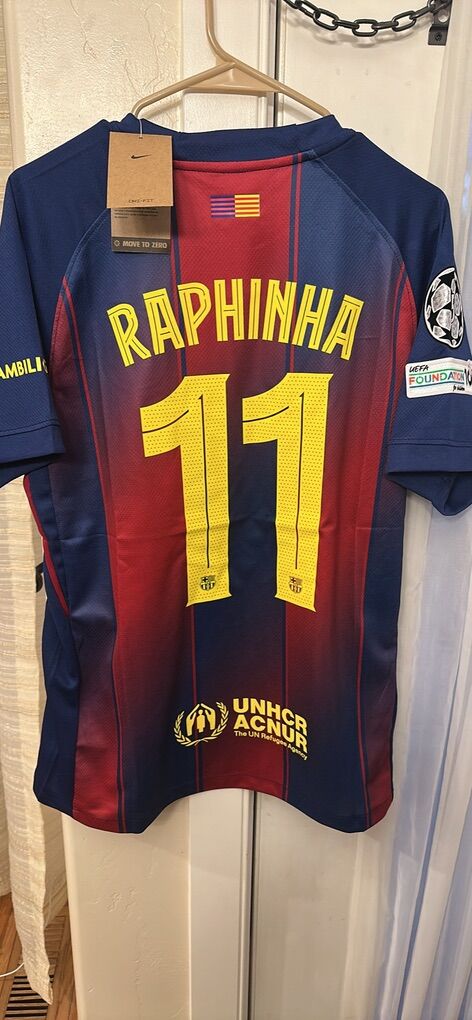 Barcelona Fc SocceR Jersey Raphihna 11 Medium