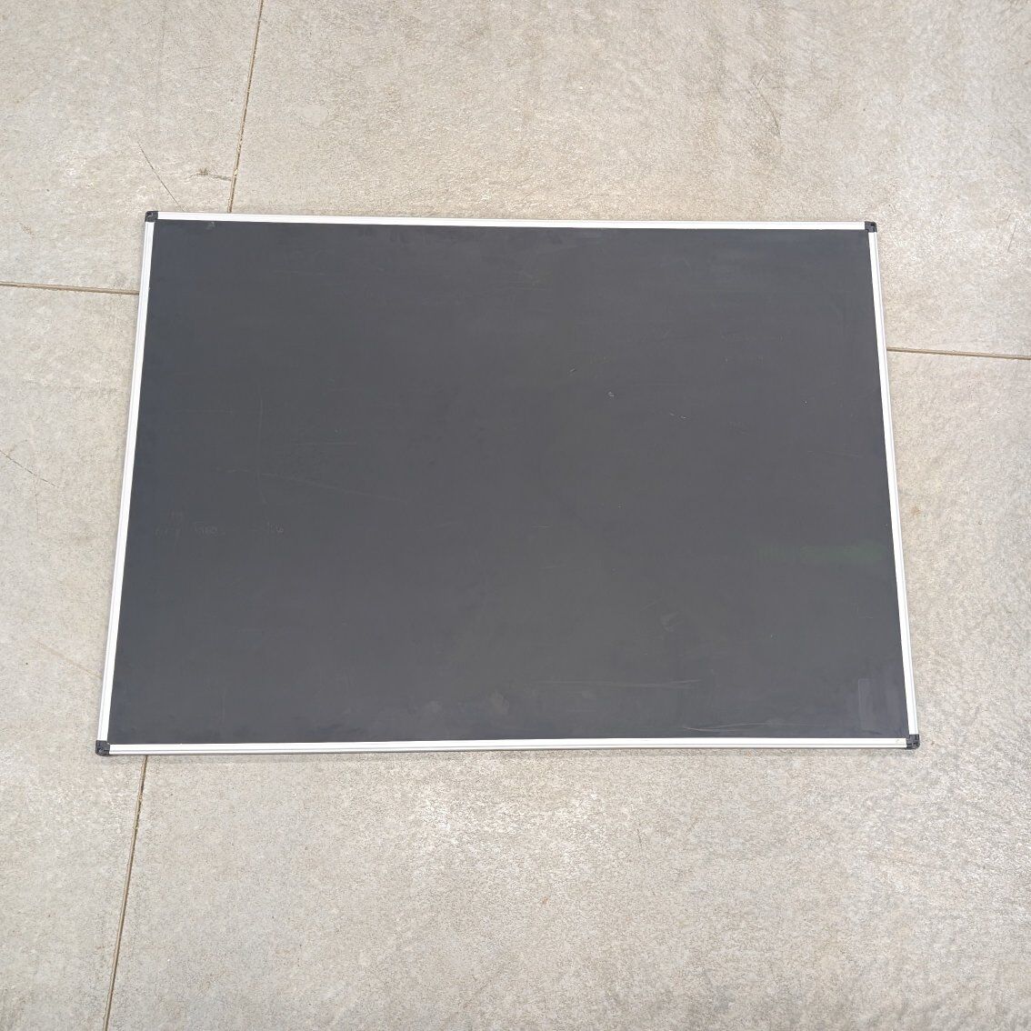 Black Magnetic Dry Erase Board