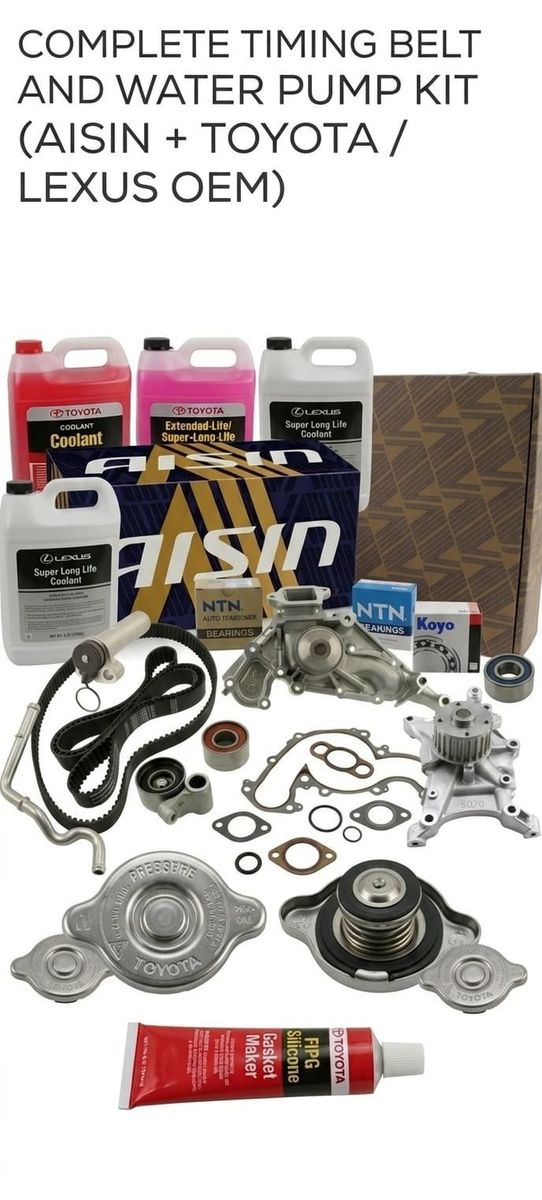 Lexus GX470 4.7L V8 (2001–2009) Timing belt