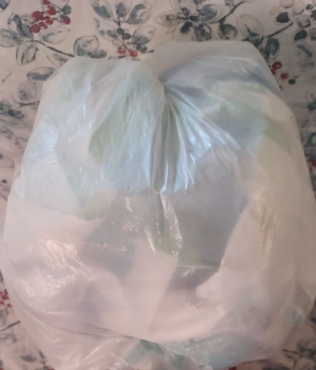 TALL KITCHEN BAG FULL OF CLEAN PLASTICS!