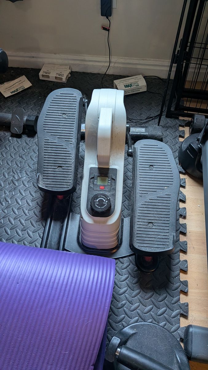Compact Under-Desk Elliptical Pedal Exerciser with Digital Display