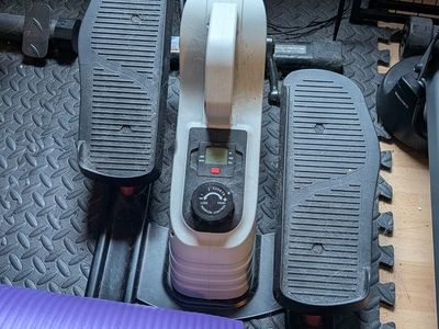 Compact Under-Desk Elliptical Pedal Exerciser with Digital Display