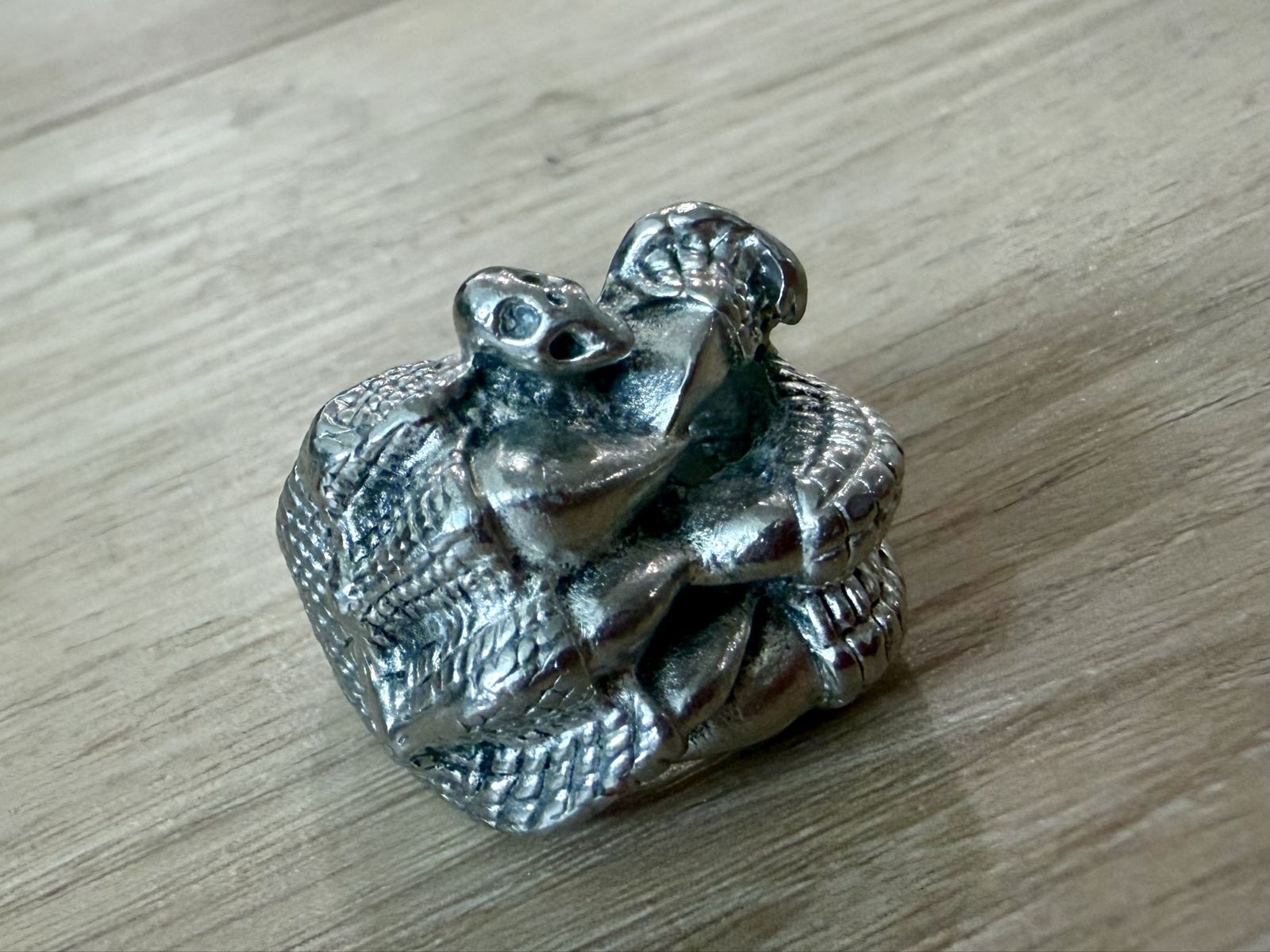 Sterling Silver Cobra Snake Ring size 9