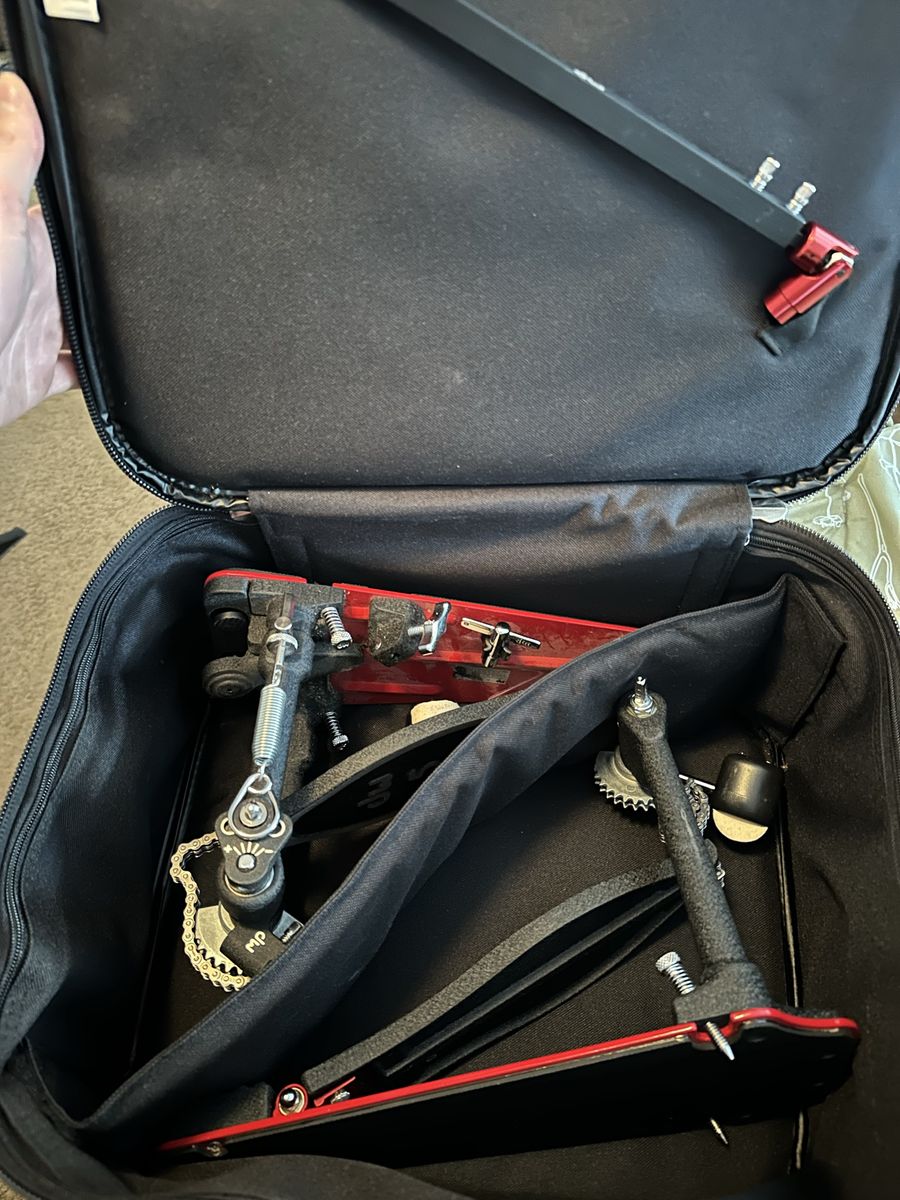 DW 5000 Double Pedal + Case