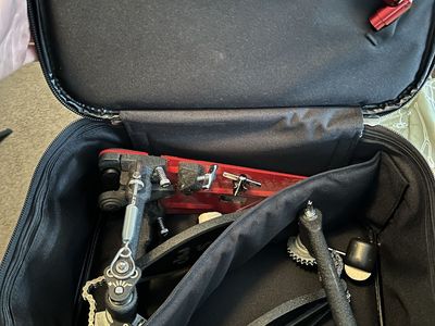 DW 5000 Double Pedal + Case