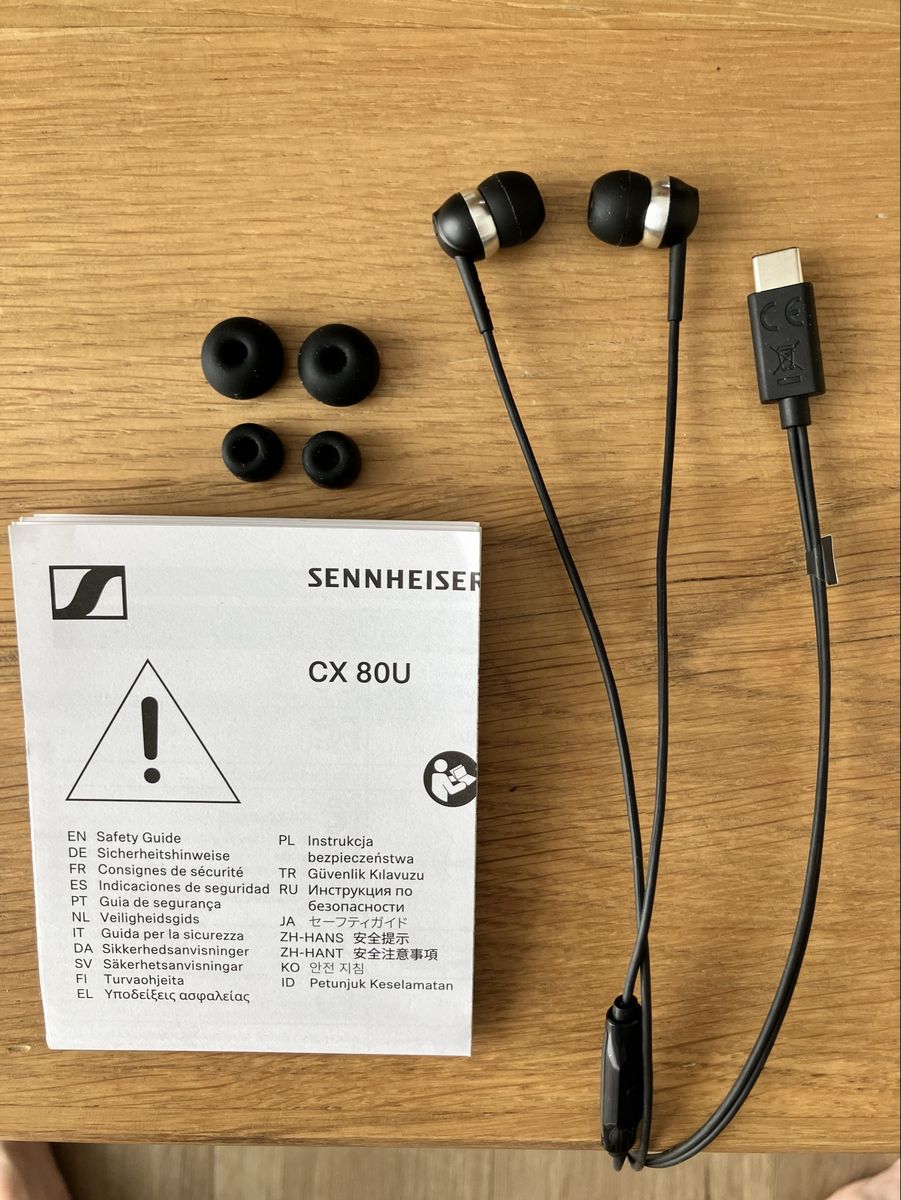 Sennheiser CX 80U Wired In-Ear Headphones USB-C