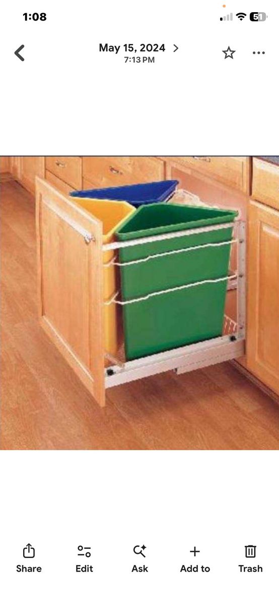 Rev-A-Shelf Pull-Out Recycling system & Brand new