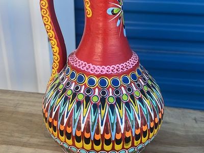 Clay Water Pitcher