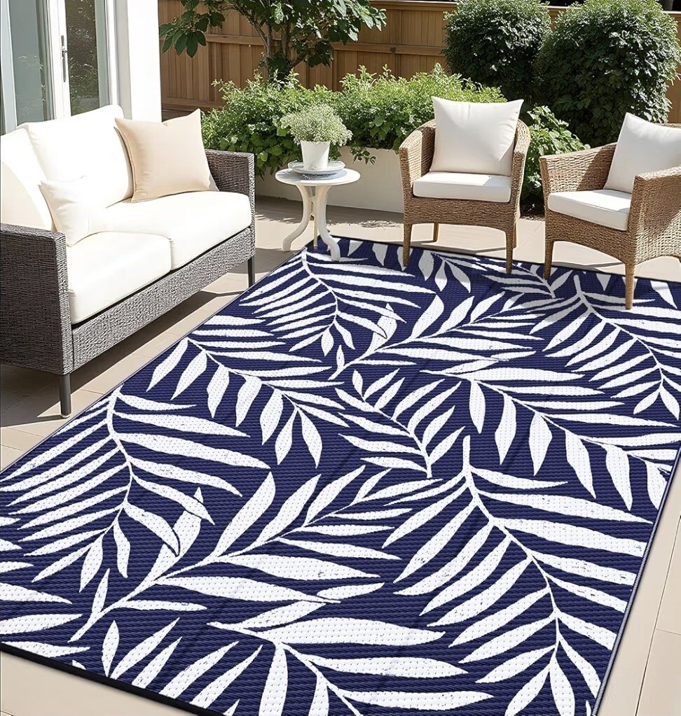 8x10ft reversible Outdoor rug