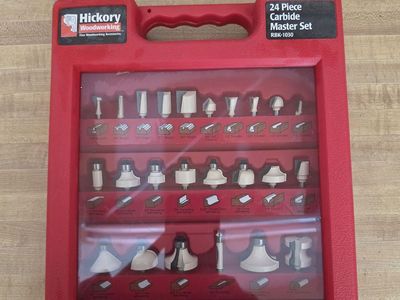 Carbide Master Set - 24 piece - RBK-1030 - Hickory Woodworking, new in box
